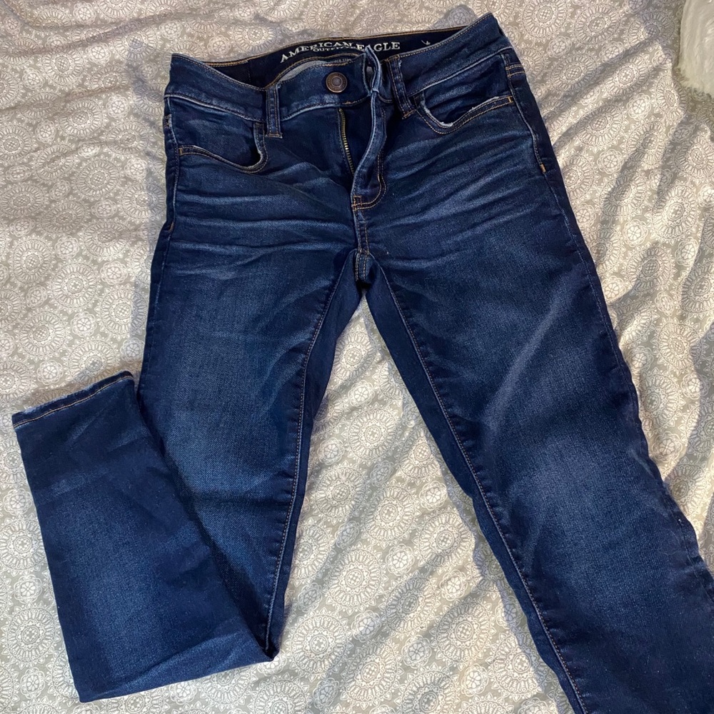 American Eagle dark wash jeggings